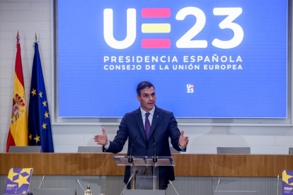 Sánchez va reprendre l'agenda pública després del positiu en covid.