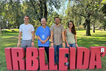 Ivan Benítez, Ferran Barbé, Manuel Sánchez i Anna Moncusí.