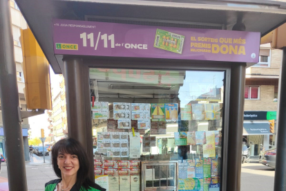 María Rosa Espejo va vendre els cupons al carrer Bisbe Ruano.