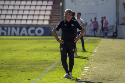 Viadero, durant l’últim partit davant de la Penya Esportiva.