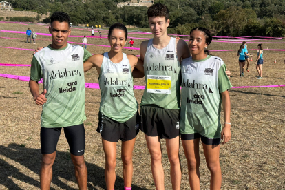 Dos medalles del Lleida UA al Català de Cros per relleus mixtos