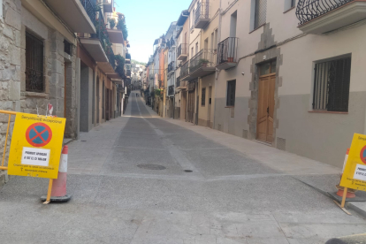 La setmana passada van finalitzar les obres de millora del carrer.