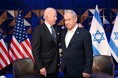 Joe Biden va viatjar ahir a Tel-Aviv per reunir-se amb Benjamin Netanyahu i mostrar-li el seu suport.