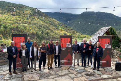 Presentació ahir del Farrera Negra en aquesta localitat del Pirineu.