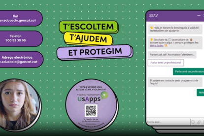 ‘Frame’ d’un vídeo de la campanya del Govern perquè alumnes reconeguin situacions de violència.