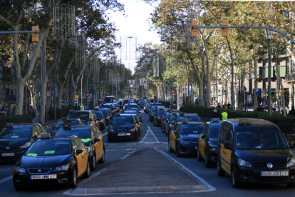 Els taxistes demanen justícia per la mort d'un company a Barcelona