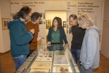 La mostra indaga en el vincle que va tenir Joan Vila-Puig amb la ciutat de Tàrrega.
