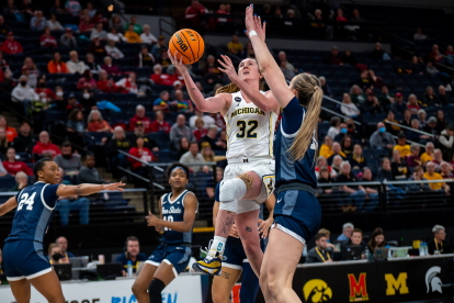 Leigha Brown es va convertir en una de les jugadores històriques de la universitat de Michigan.