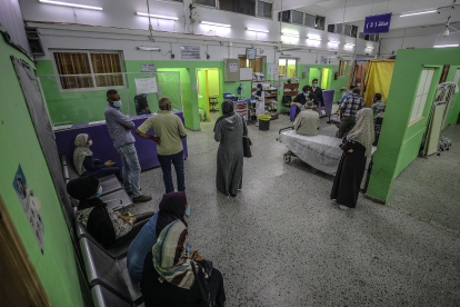 Imatge d’arxiu de l’interior de l’hospital Al-Shifa de Gaza.