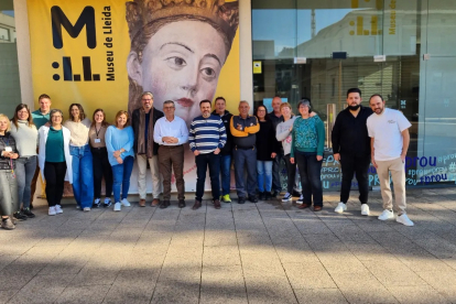 Josep Giralt s'acomiada de l'equip del Museu de Lleida per jubilació