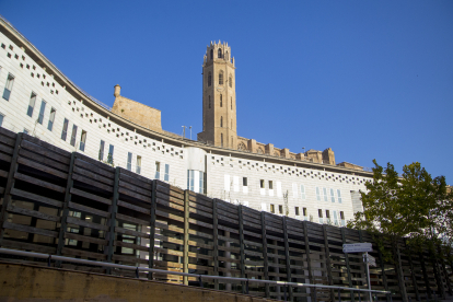 Vista de la seu dels jutjats al Canyeret.