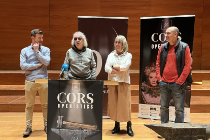 Presentació ahir a l’Auditori de Lleida d’aquesta producció.