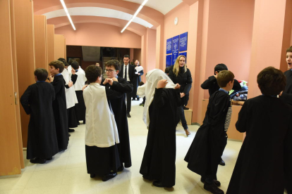 CINC de ponent. D’esquerra a dreta: Joan Maria, David, Ramon, Pau i Miquel. Són de Lleida i Tàrrega.