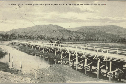 seròs. Treballs de condicionament del terreny per a la construcció del canal de Seròs el 1913.