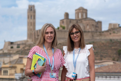 Pilar Vaqué i Esther Ribes. Directora d'Atenció Primària i Responsable de la unitat de Farmàcia de l'Atenció Primària de l'ICS de Lleida.
