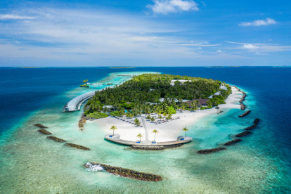 Arxipèlag. Un total de 1.200 illes conformen les Maldives, de les quals només 200 estan habitades.