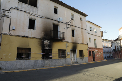 L’habitatge que el jove okupa d’Almenar va cremar el passat 16 de novembre.
