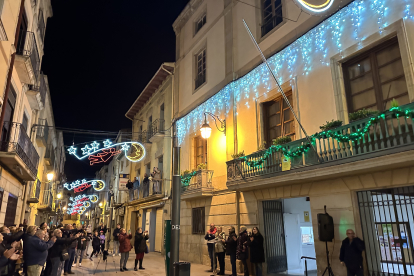 Les Borges homenatja els seus comerciants en l'inici del Nadal