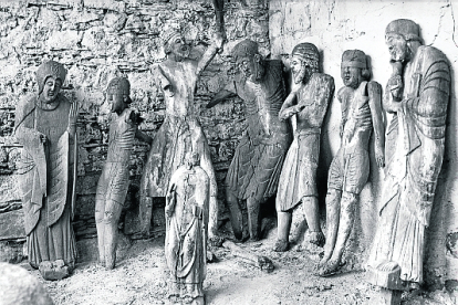 Les figures del Davallament d’Erill la Vall.