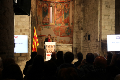 La consellera de Cultura de la Generalitat, Natàlia Garriga, ahir en la presentació de l’Any Taüll.