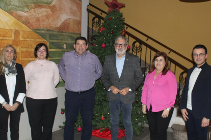 Els assistents a la reunió que es va fer ahir a Almacelles.