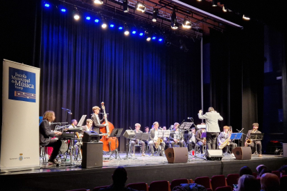 Una actuació de la jove Ponent Big Band de Lleida.