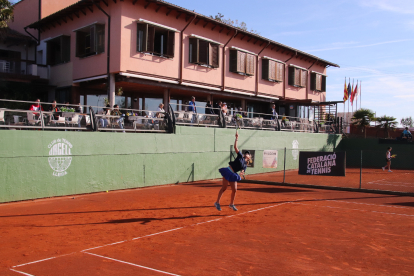 Les pistes del CT Urgell solen acollir tornejos de tenis de base de rellevant nivell.