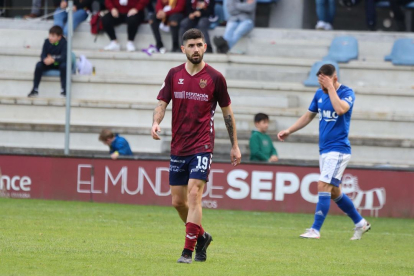 Bakero, en la seua etapa com a jugador del Pontevedra.