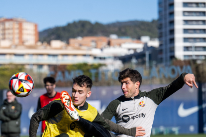 L’equip es va entrenar ahir abans de viatjar cap a l’Aràbia Saudita.