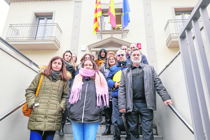 Secretaris i secretàries del Registre Civil de les Garrigues es van reunir ahir amb Justícia a Lleida.