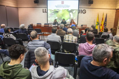 Moment de la jornada inaugural de la Setmana Agrària de Bellpuig.