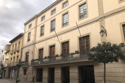 Imatge d’arxiu de la façana de l’ajuntament de les Borges.