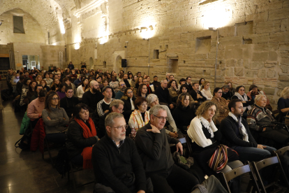 La inauguració oficial del congrés català d’antropologia es va celebrar a la Canonja de la Seu Vella.