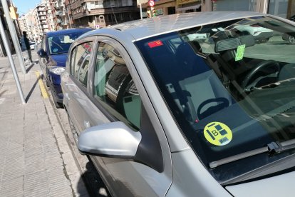 Càmera de control de la ZBE instal·lada a l’avinguda del Segre de Lleida ciutat.
