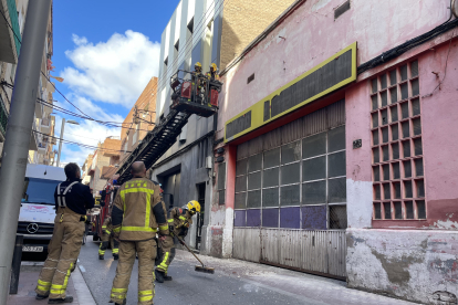 Intervencions dels Bombers per les fortes ratxes de vent