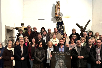 Lectura del pregó de Setmana Santa, dissabte passat a Sant Josep de Balaguer.