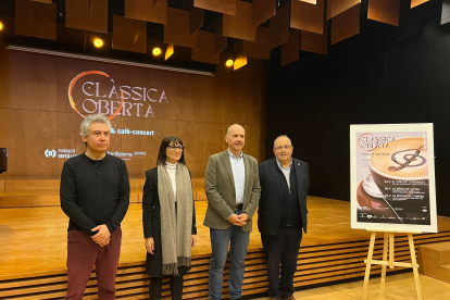 Presentació de l’ahir del cicle ‘Clàssica Oberta’ a l’Espai Orfeó.