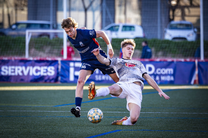 Villote, en foto d’arxiu, autor del gol de l’empat davant del Palamós.