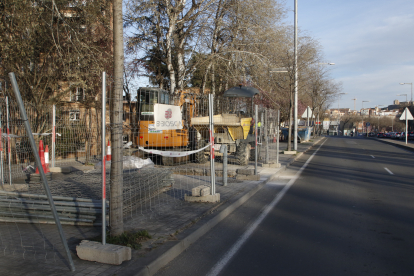 Els treballs van començar ahir a l’avinguda Rovira Roure.