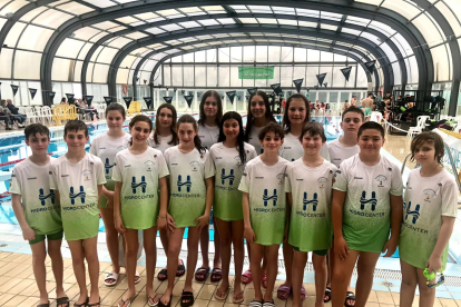 Lliga Catalana de natació a la piscina de Balaguer