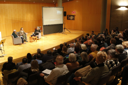 La Sala de Cambra de l’Auditori Enric Granados es va omplir ahir durant l’acte de celebració dels 30 anys d’Arrels Sant Ignasi de Lleida.