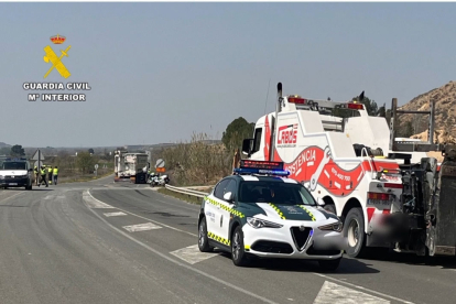 La zona de la carretera A-131 on es va registrar l’accident.