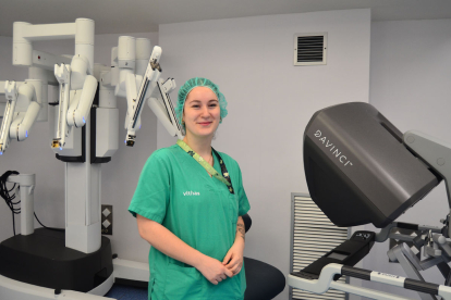 Melody Grenier ha vingut des de Bèlgica a Lleida per realitzar les seues pràctiques a l’hospital Vithas.