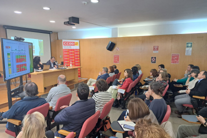 L’informe es va presentar a la seu de CCOO davant d’usuaris i representants d’institucions i entitats.