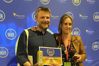 Els cervesers van recollir el premi a Barcelona.