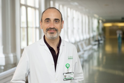 El lleidatà Sergi Ganau, metge radiòleg a l’Hospital Clínic.