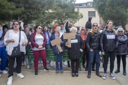 Imatge d’arxiu d’una protesta contra l’assetjament escolar el març del 2023 a Cervera.