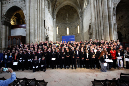 Celebració a Lleida del Dia de les Esquadres l’abril de l’any passat.