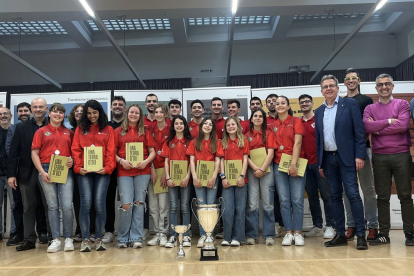 Recepció a la Diputació a l'Alpicat pels seus títols de Copa