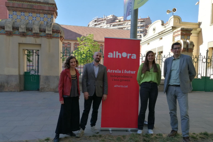 La presentació de la formació Alhora a Lleida.